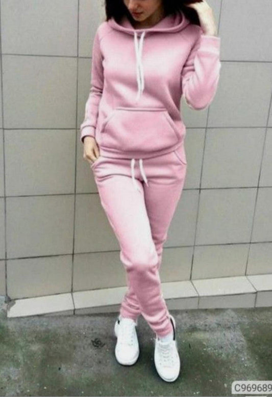 Trendz Light Pink Womens Tracksuit