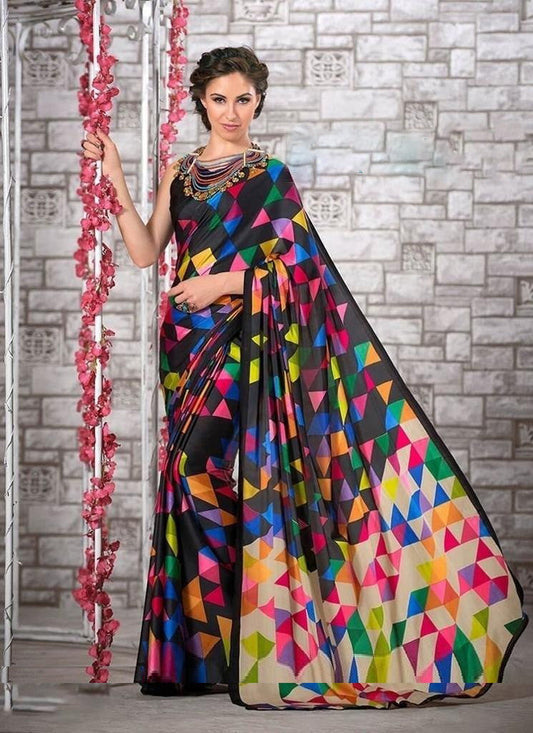 Extra Ordinary Online Ultra Satin Printed Saree