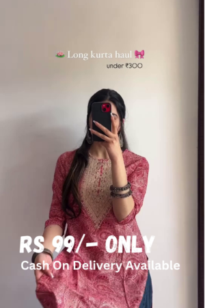 Ethnic Printed Long Kurta – Graceful Everyday Elegance