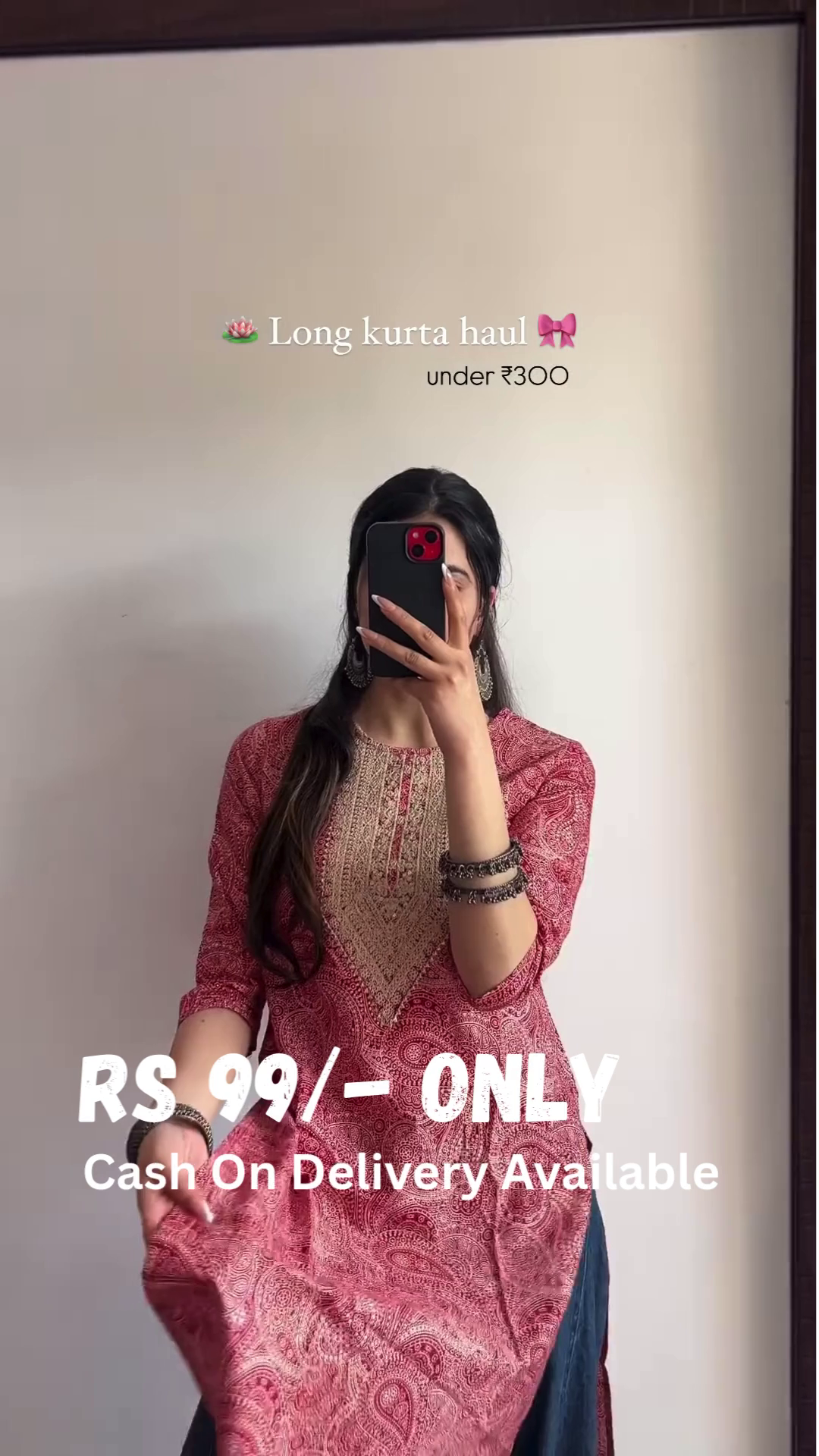 Ethnic Printed Long Kurta – Graceful Everyday Elegance