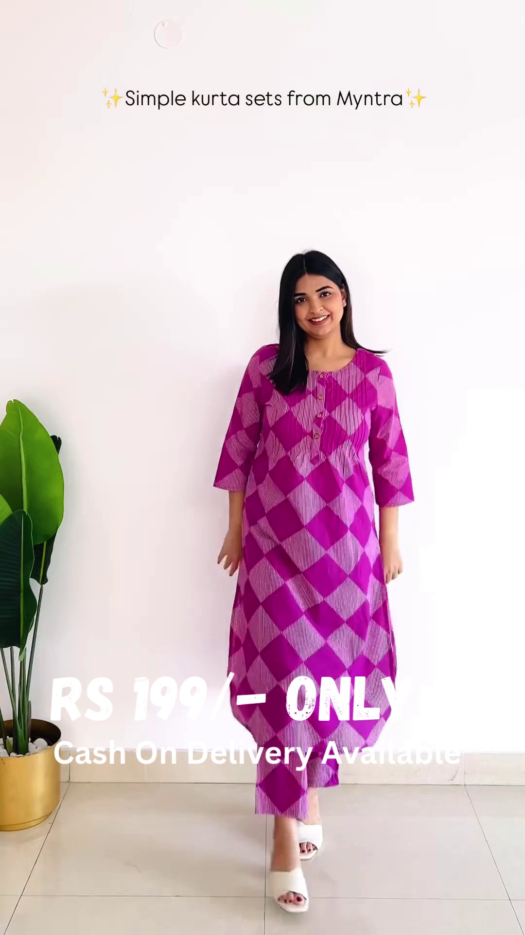 Elegant Floral Printed Kurta Set – Timeless Simplicity